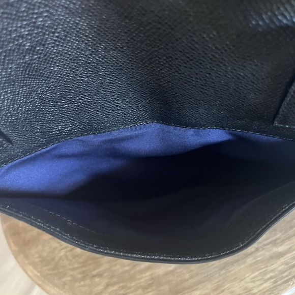 Cole Haan American Airlines Black Pebbled Leather Attache Brief Case Laptop Bag - Picture 4 of 13